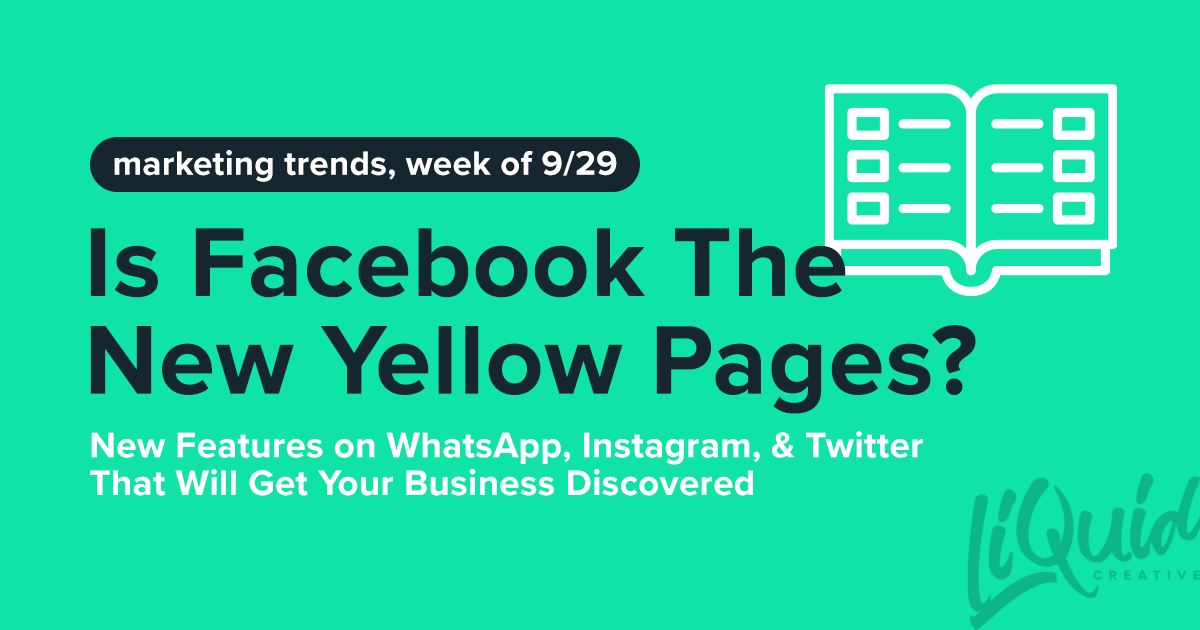 Is Facebook The New Yellow Pages?